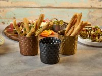 Copper Vintage Steel Hammered Serving Cup 